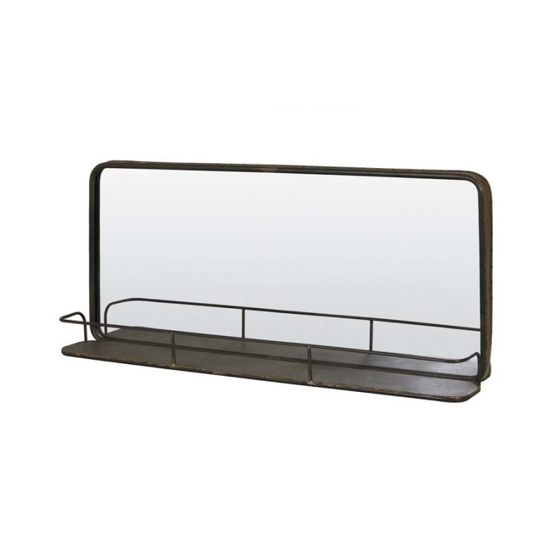 MIRROR WITH SHELF ZINK 90